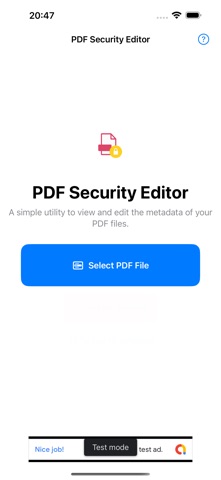PDF Password - Easy Encryption Screenshot 1 of 3