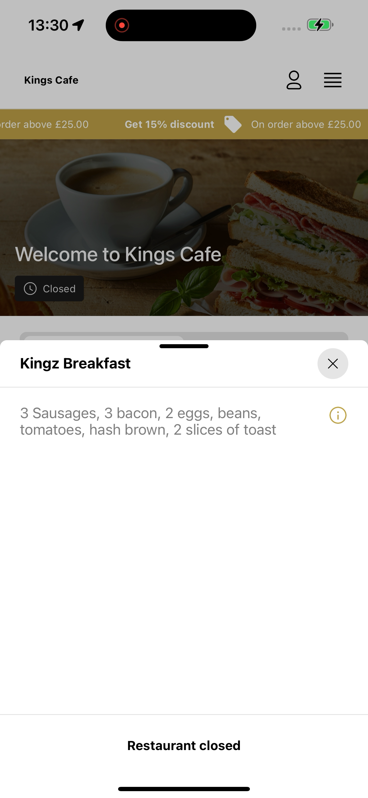 Kings Cafe screenshot 4