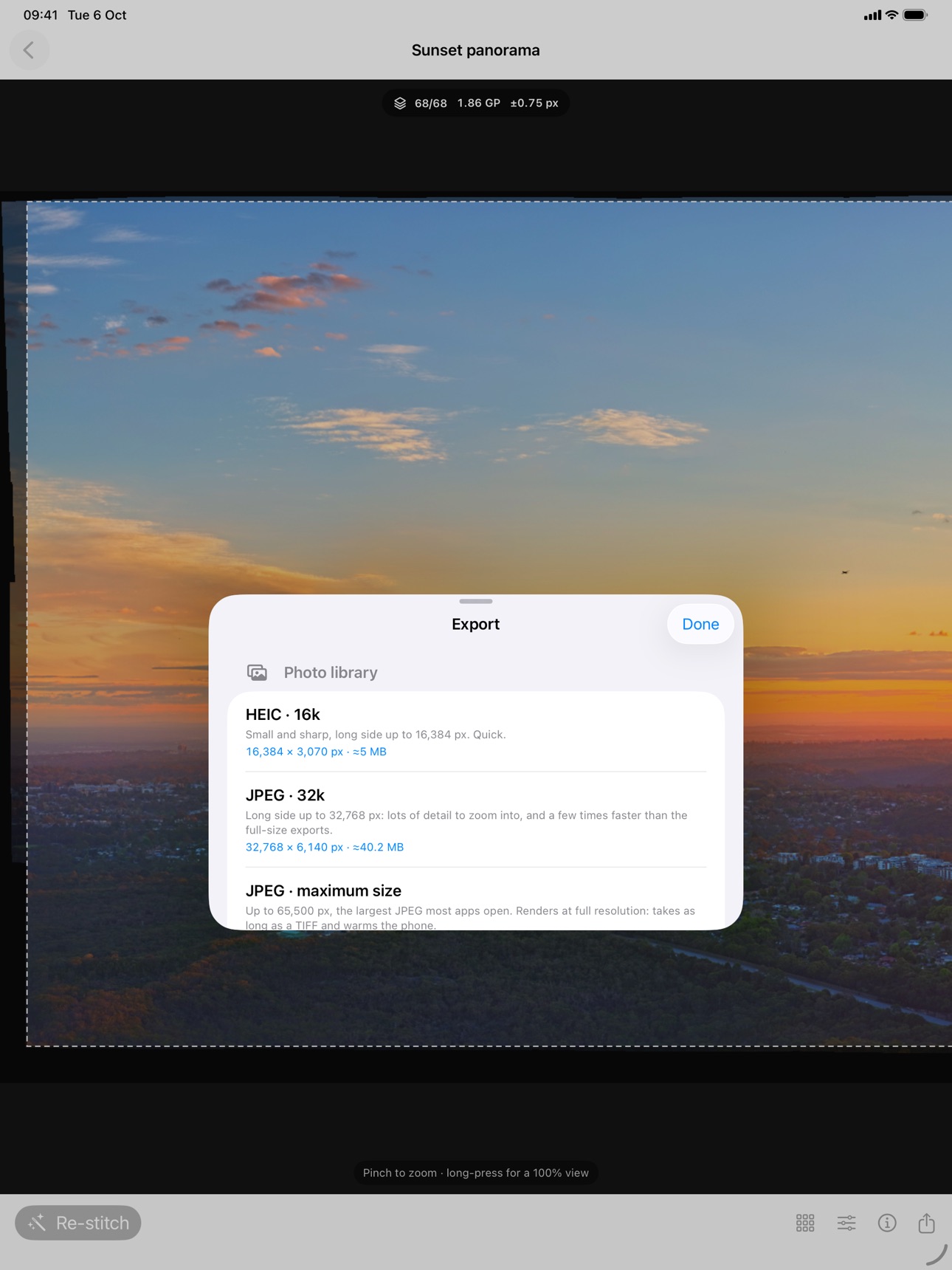 Screenshot 10 of Seamline: Panorama Stitcher