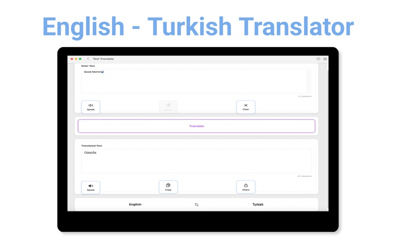 English - Turkish Translate screenshot