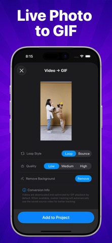 GIF Maker: Edit & Convert Screenshot 5 of 8