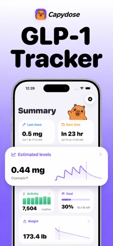 Capydose: GLP-1 Tracker Screenshot 1 of 7