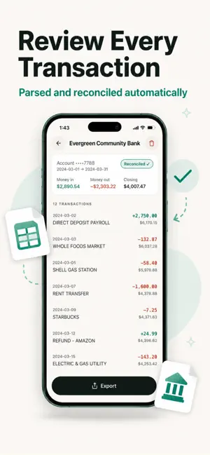 Bank Statement Converter Excel screenshot 2