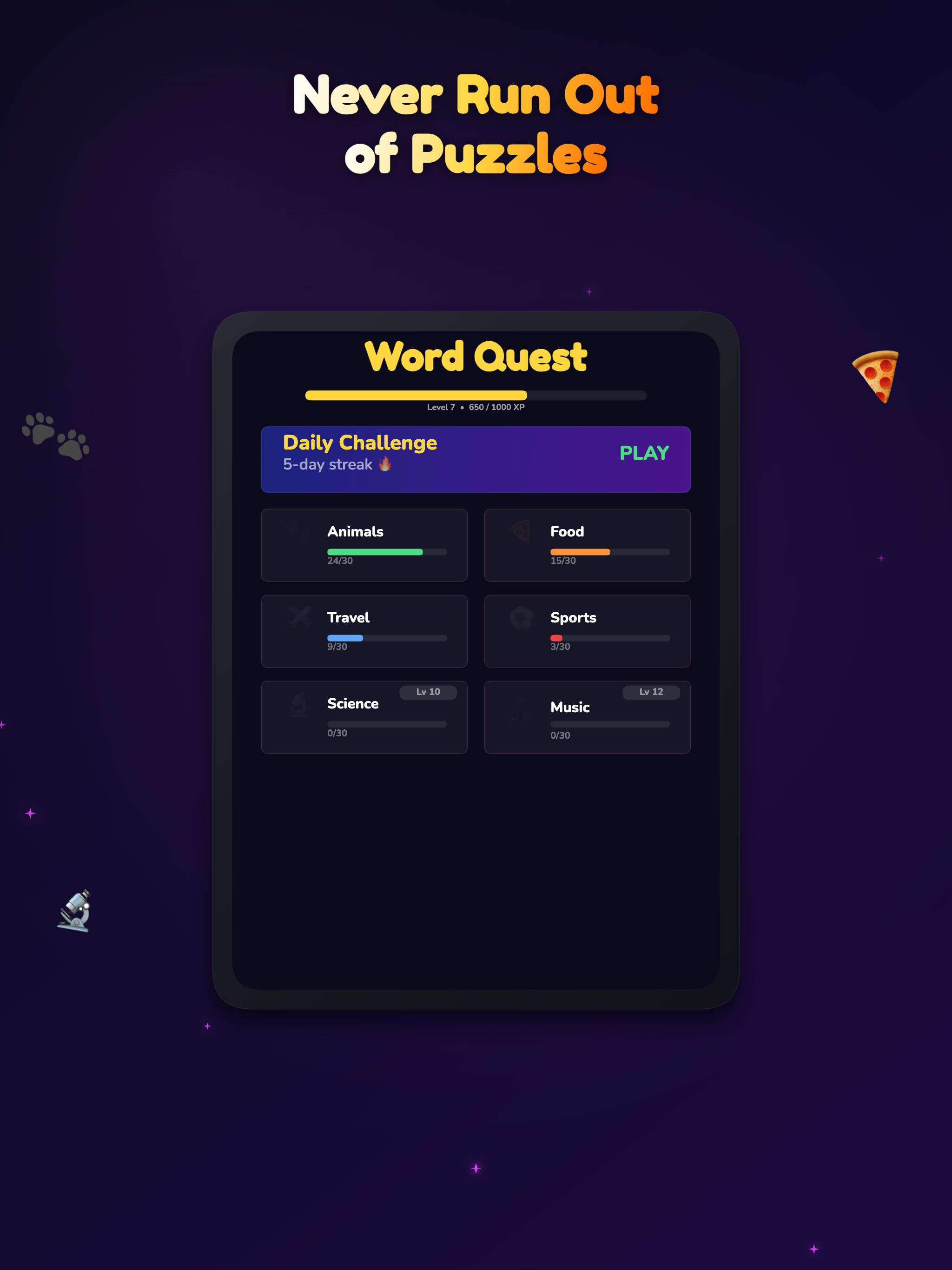 Word Quest: Word Search Puzzle screenshot 10