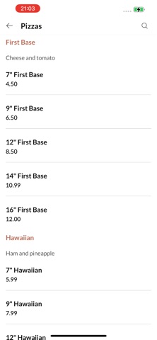 Boston Pizza. Screenshot 3 of 4