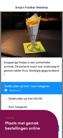Sonja's Foodbar screenshot