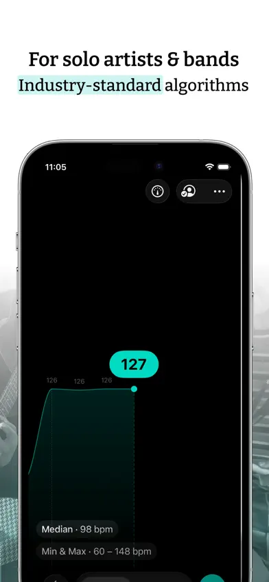 Live BPM Finder - Detect tempo screenshot 2