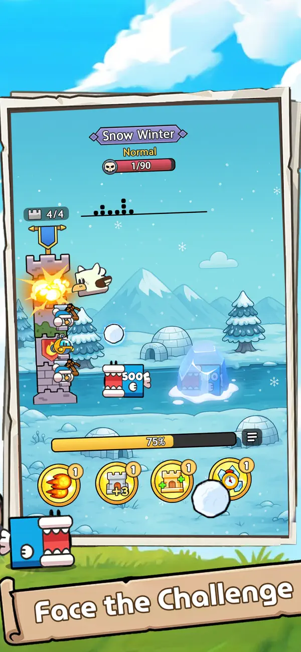 Block Quest: Defense Hack screenshot 5 - game app interface