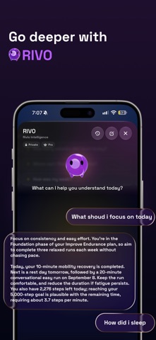 Rivlo: AI Planner & Pedometer Screenshot 4 of 9