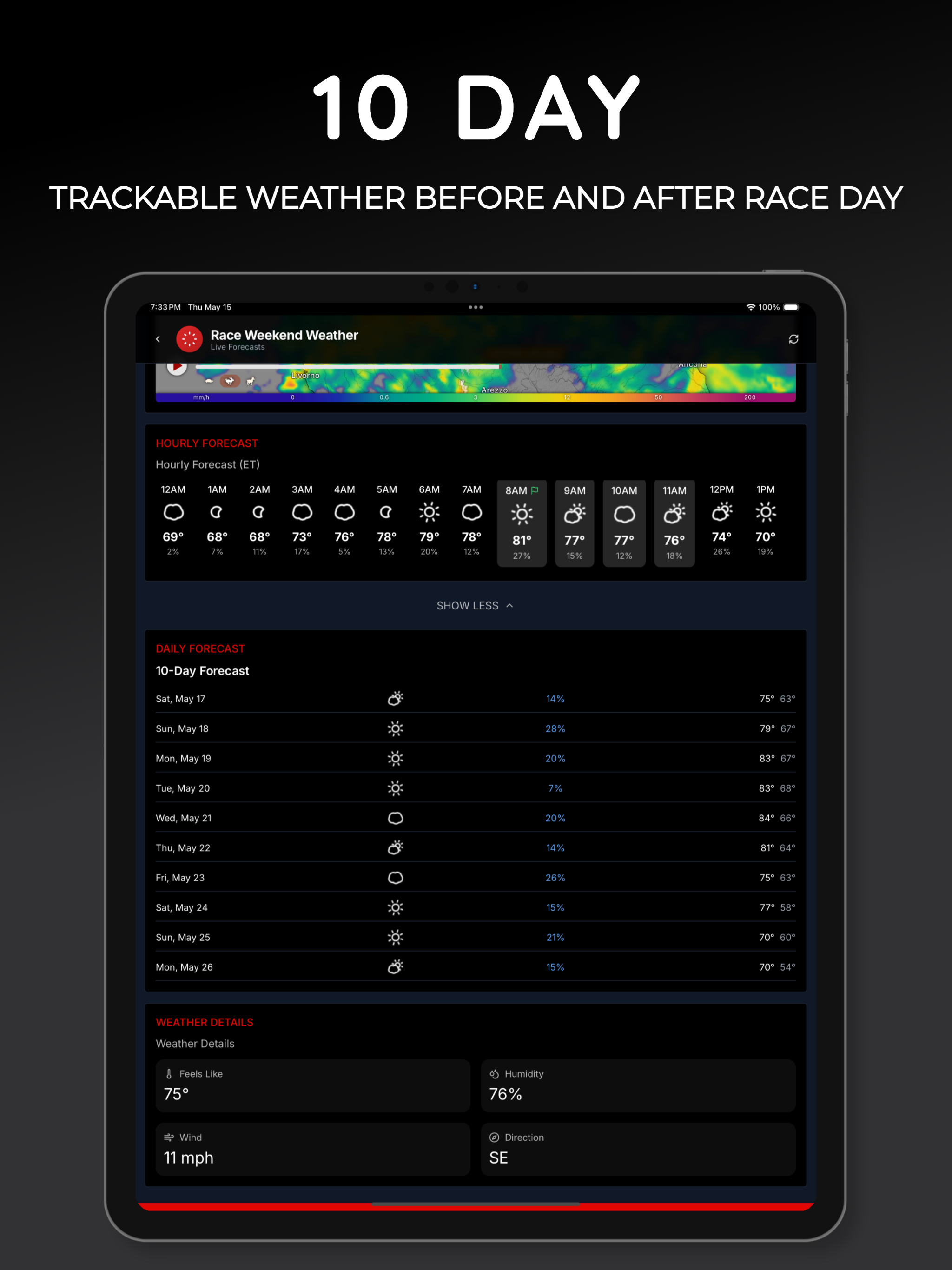 Race Weekend Weather screenshot 9