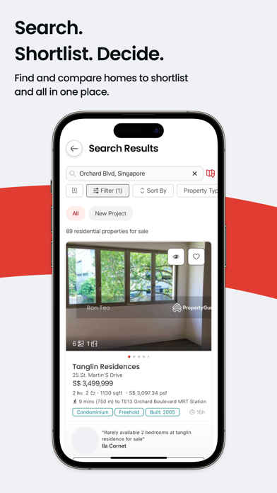 PropertyGuru Singapore Screenshot