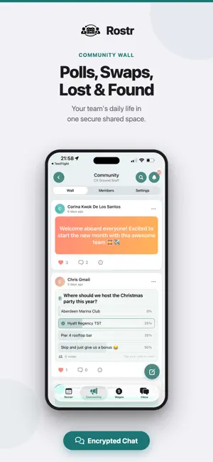 Rostr - Roster Sharing screenshot 3