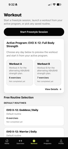 EVO Training Companion Screenshot 7 of 7