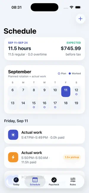 ShiftCheck: Work & Pay screenshot 2