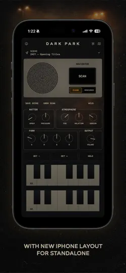 Скриншот Dark Park - Cinematic Synth на iPhone 4