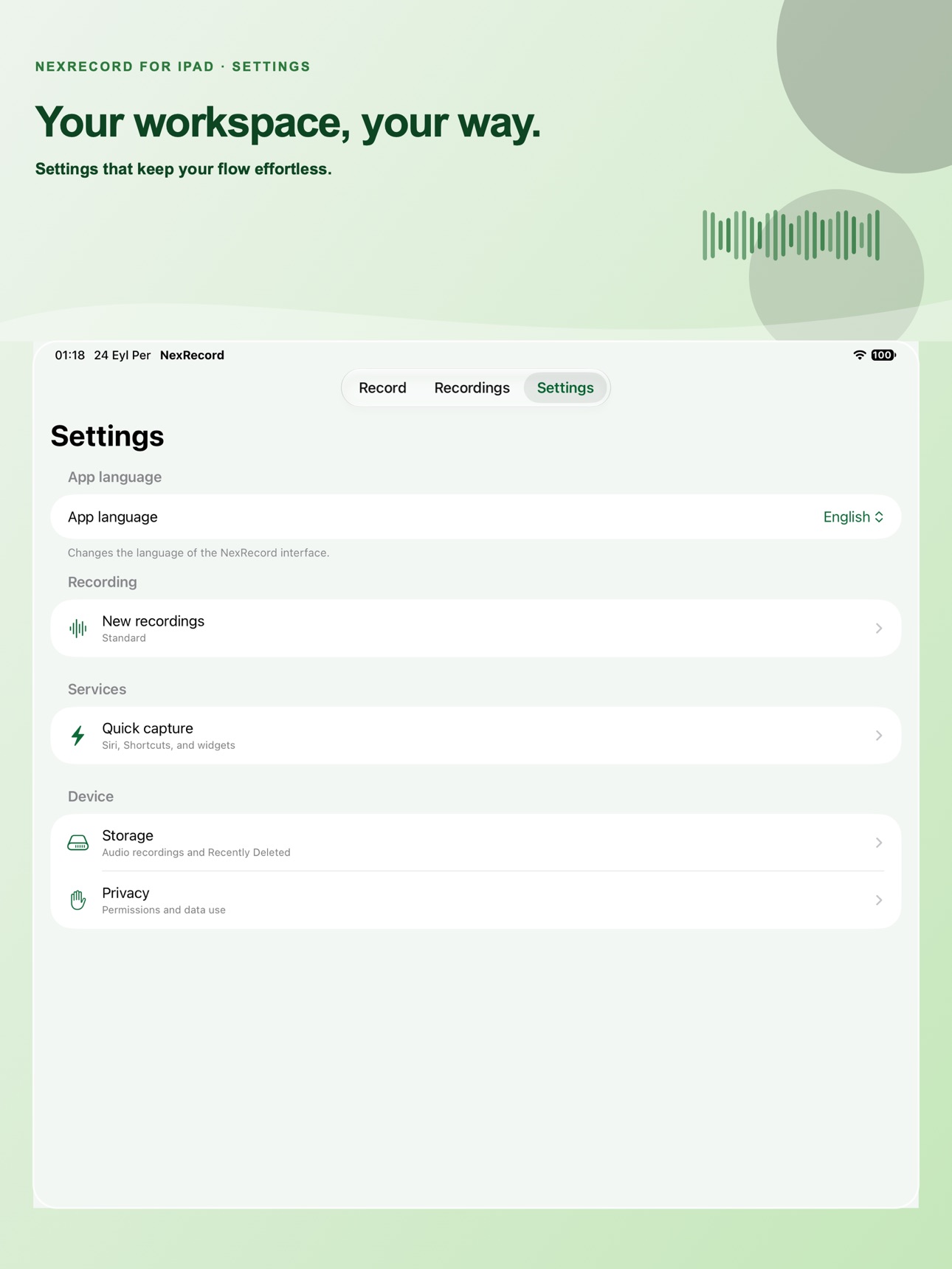 Screenshot 8 of NexRecord
