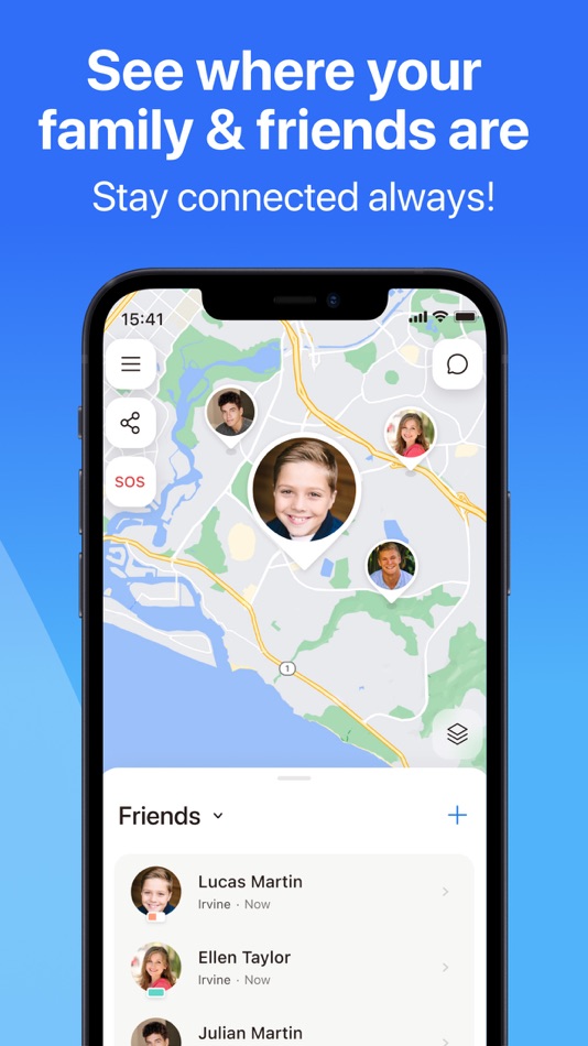 #2. iSharing: GPS Location Tracker (iOS) 来自: ISHARINGSOFT, INC.