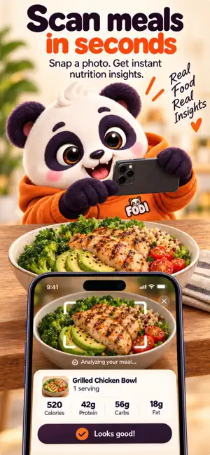 Fodi: Calorie Counter & Macros screenshot 1