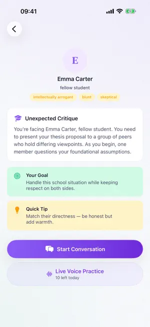 EQ Trainer: Difficult Talks screenshot 2
