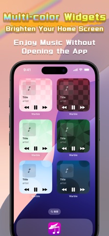 Warble - Music Player iPhone screenshot
