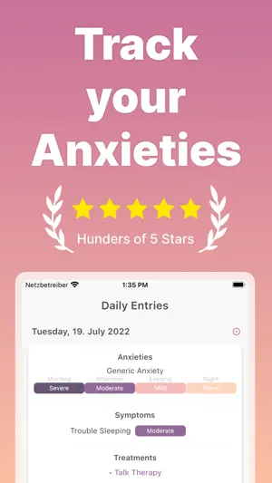 Anxiety Tracker゜ screenshot 1