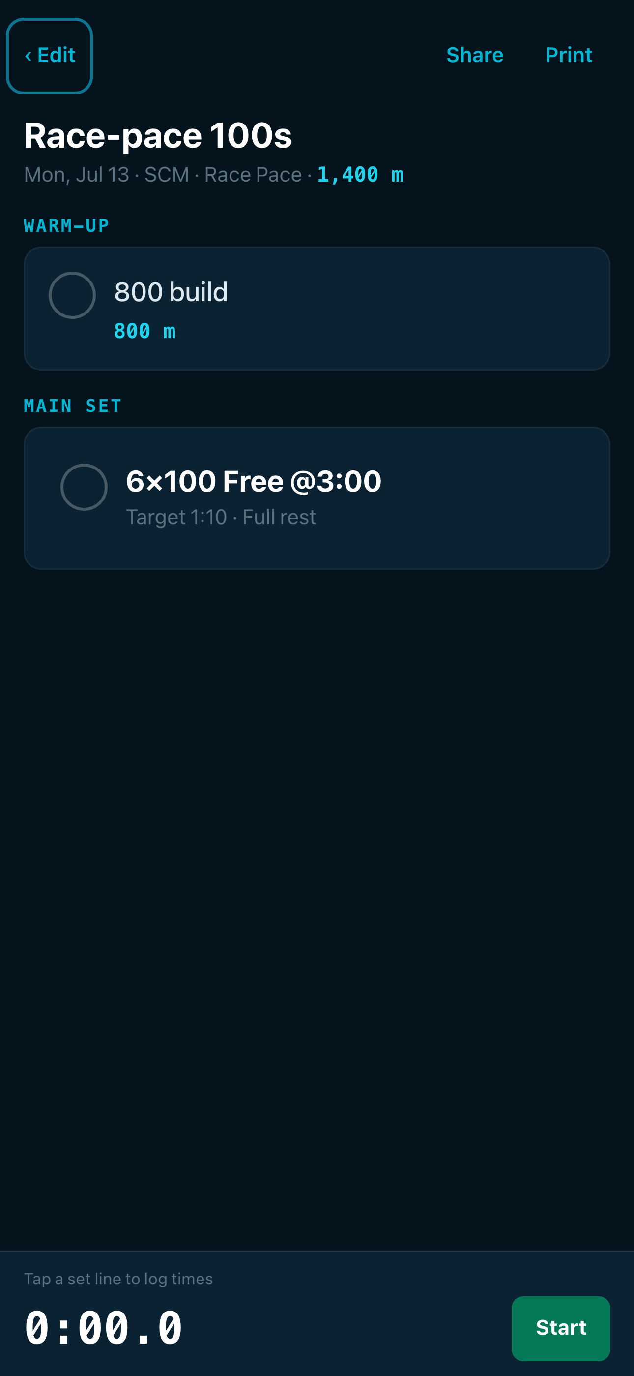 SwimLog: Swim Training screenshot 5