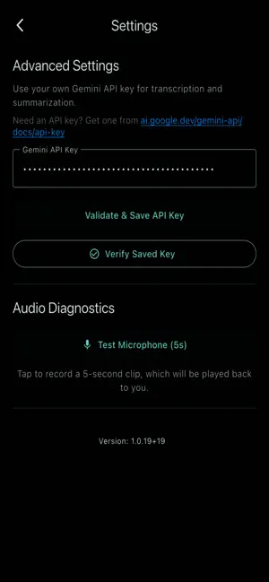 Record and Summarize screenshot 4