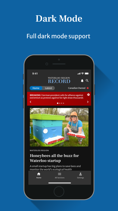 Waterloo Region Record Screenshot