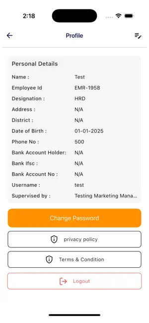 Marketing App screenshot 2