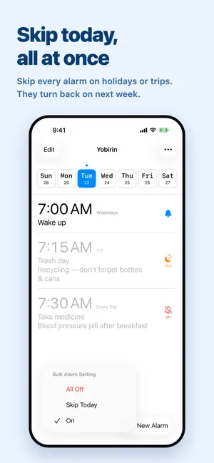 Repeating Alarm Clock: Weekly screenshot 4
