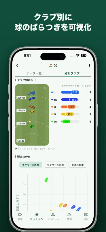 SmartTrack Golf - 弾道測定&ショットログ screenshot 3 of 6