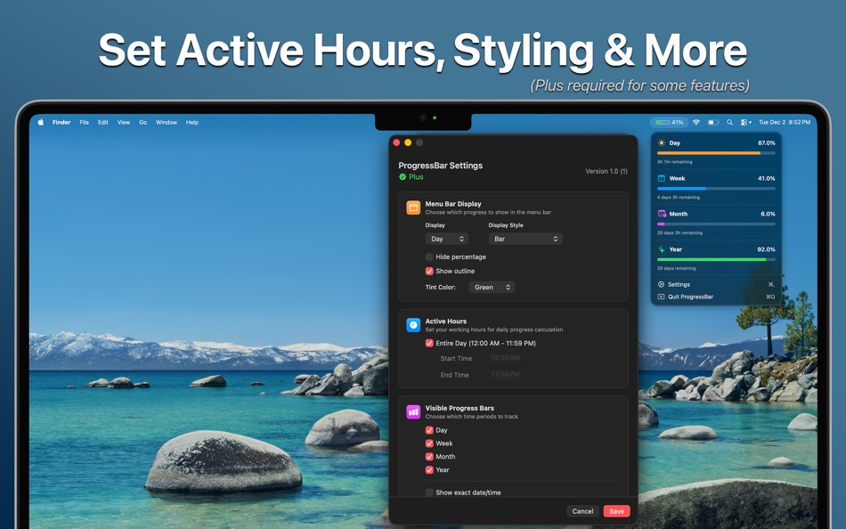 #3. ProgressBar: Countdowns & More (macOS) By: Jonathan Wukitsch
