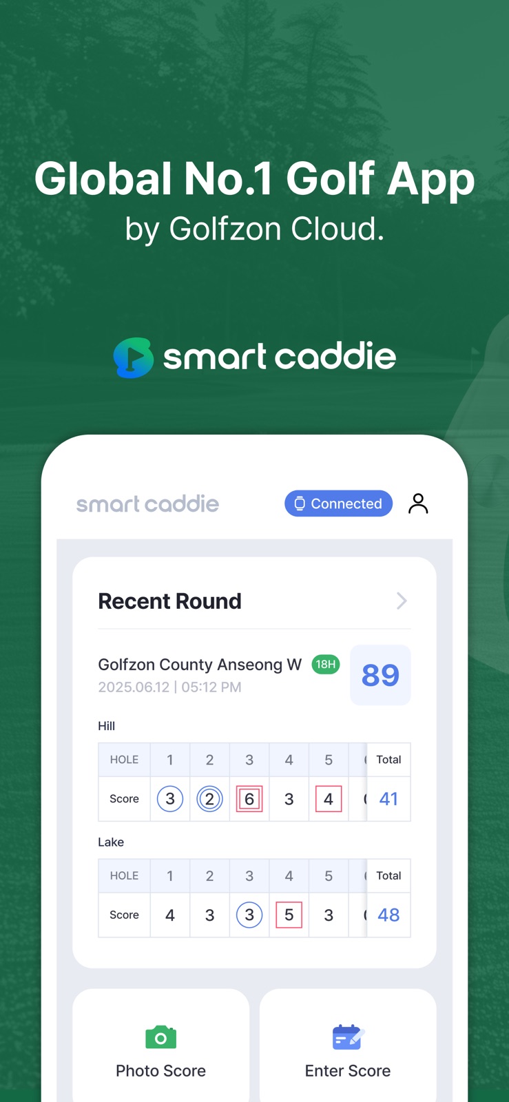 SmartCaddie - Golf GPS iphone screenshot 1