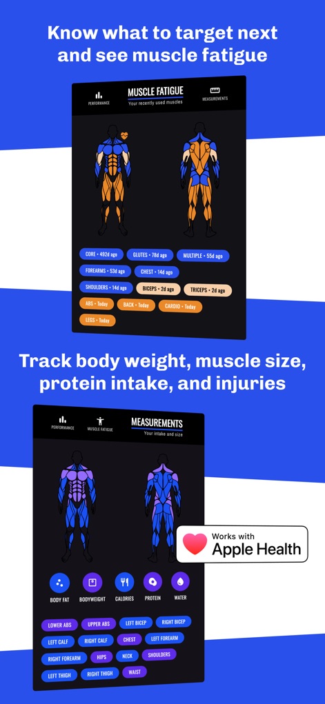 Gym Log Workout Tracker LEGEND - Health & Fitness App | MWM