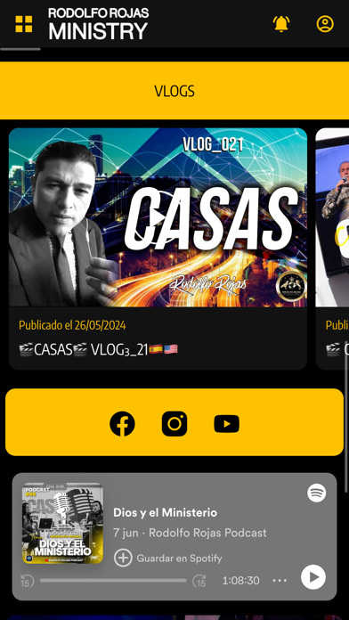 Rodolfo Rojas Ministry Screenshot