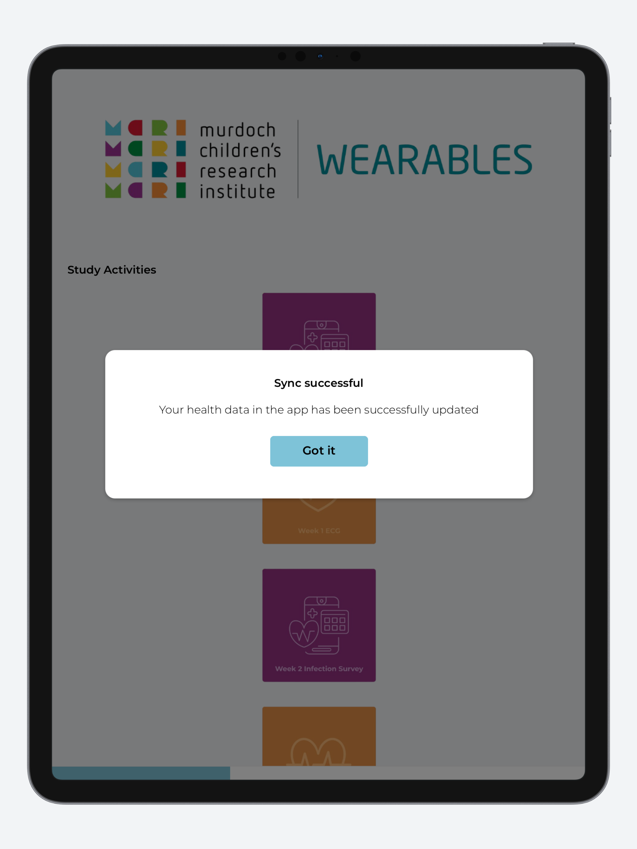 Wearables by MCRI screenshot 7