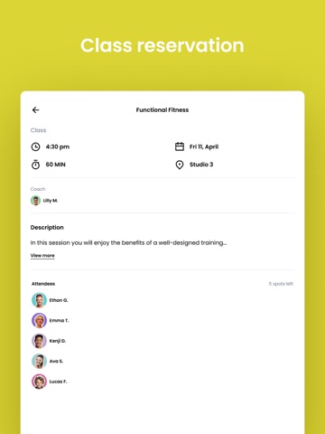 INTRVL Athletics iPad screenshot