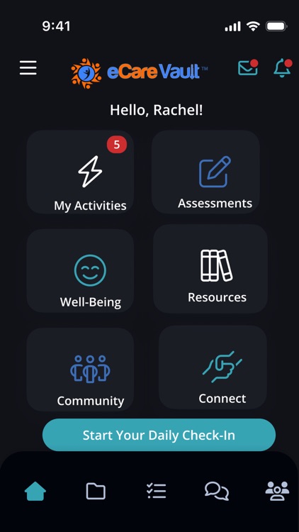 eCare Vault Mobile App