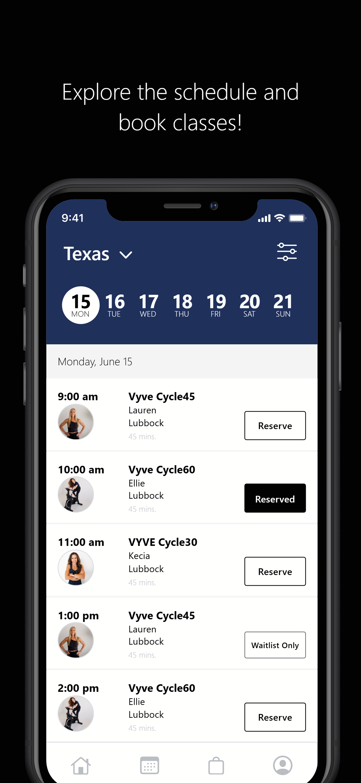 VYVE Cycle screenshot 3