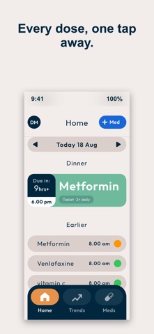 Kapshul: Med Reminder Tracker Screenshot 2 of 6