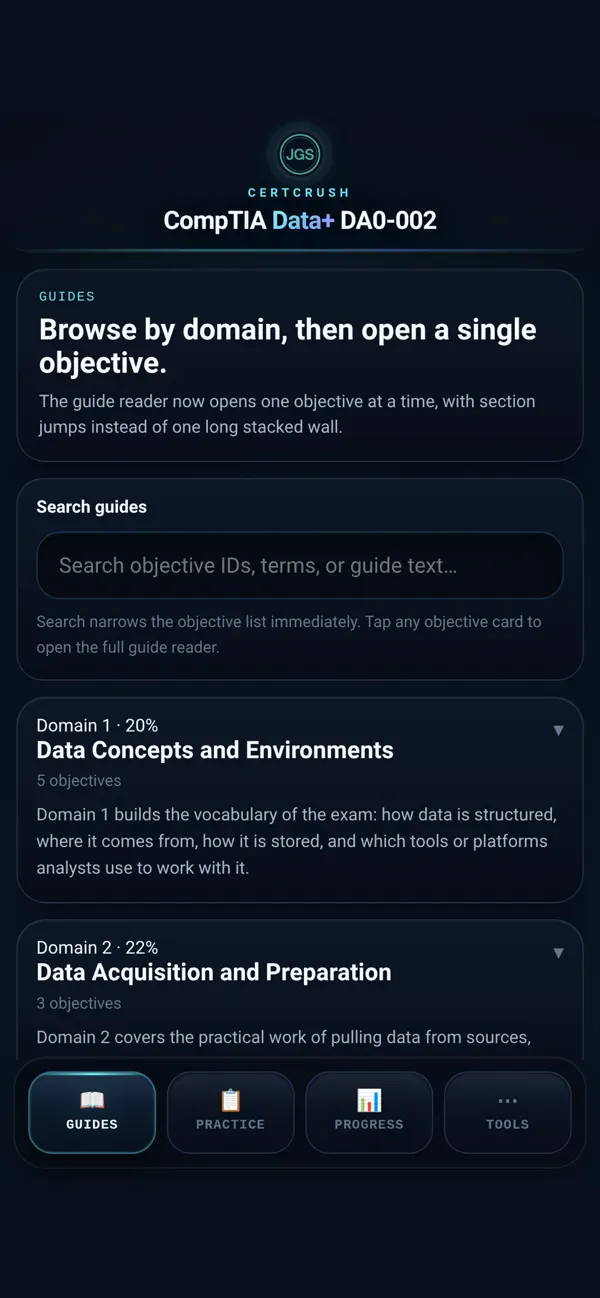 Screenshot #2 pour CertCrush: Data+ DA0-002