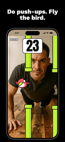 BodyBird: Push Up Game iPhone screenshot