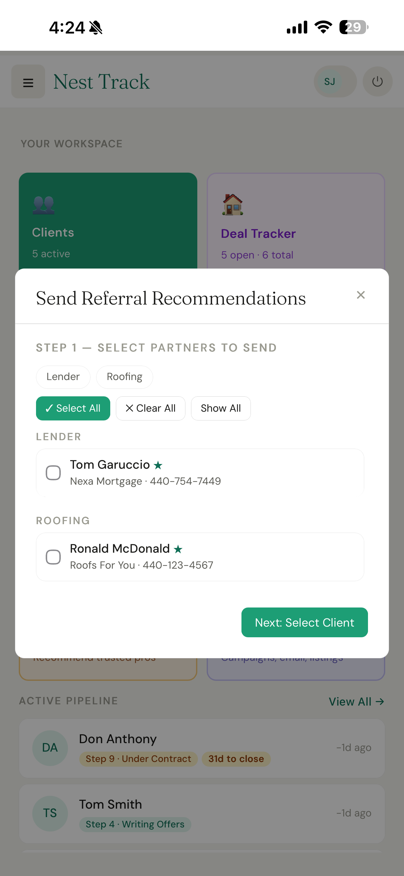 NestTrack CRM screenshot 8