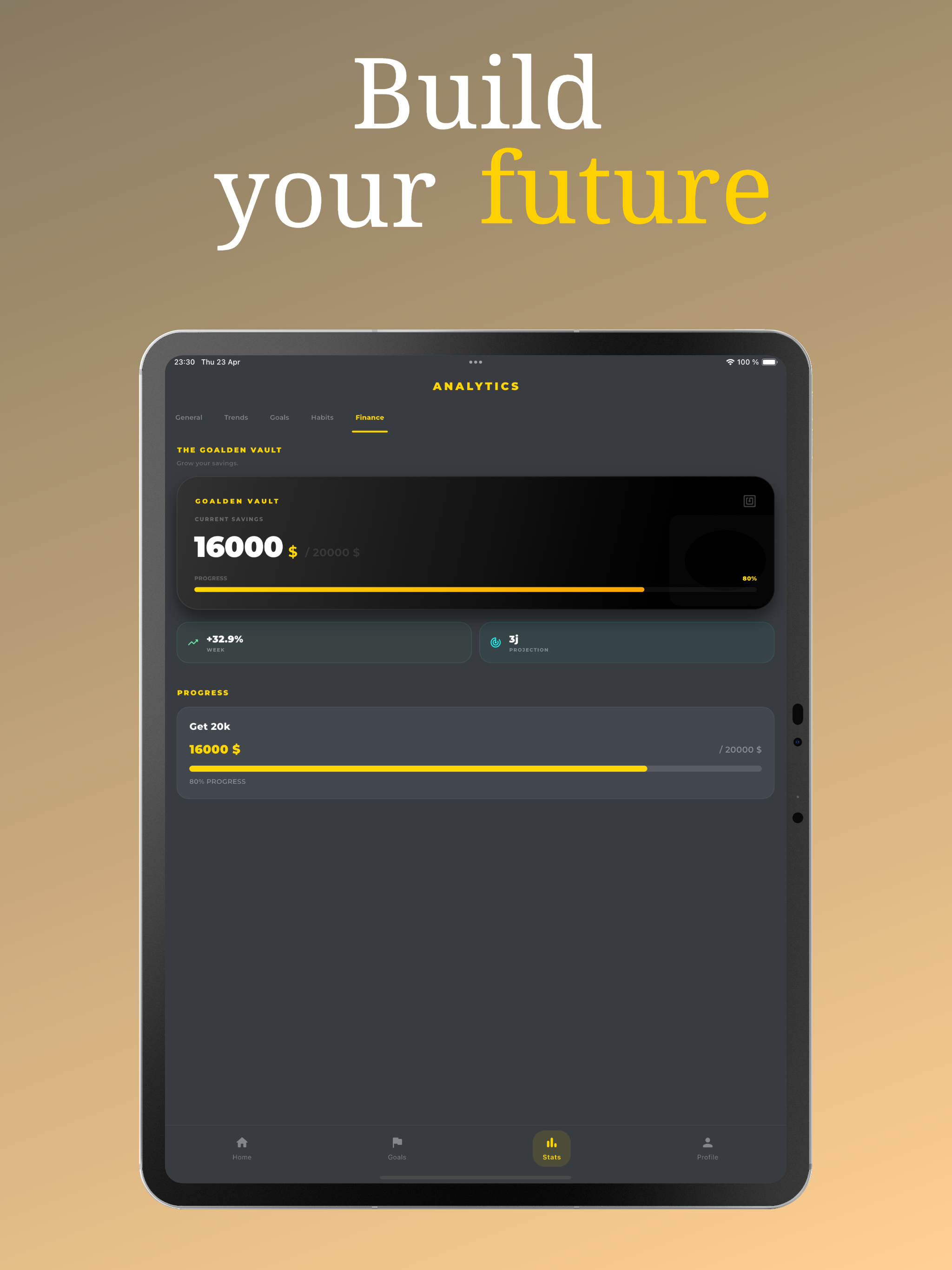Goalden - Goal & Habit Tracker screenshot 12