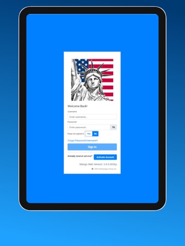 LibertyOil iPad screenshot