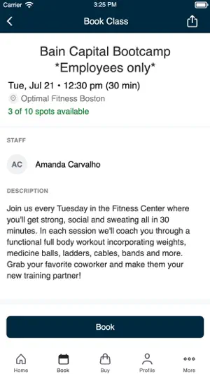 Optimal Fitness Boston screenshot 3