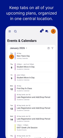 MySSU screenshot