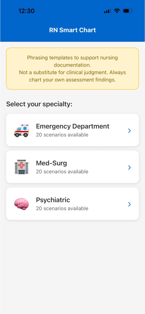 RN Smart Chart - App de Educación | MWM