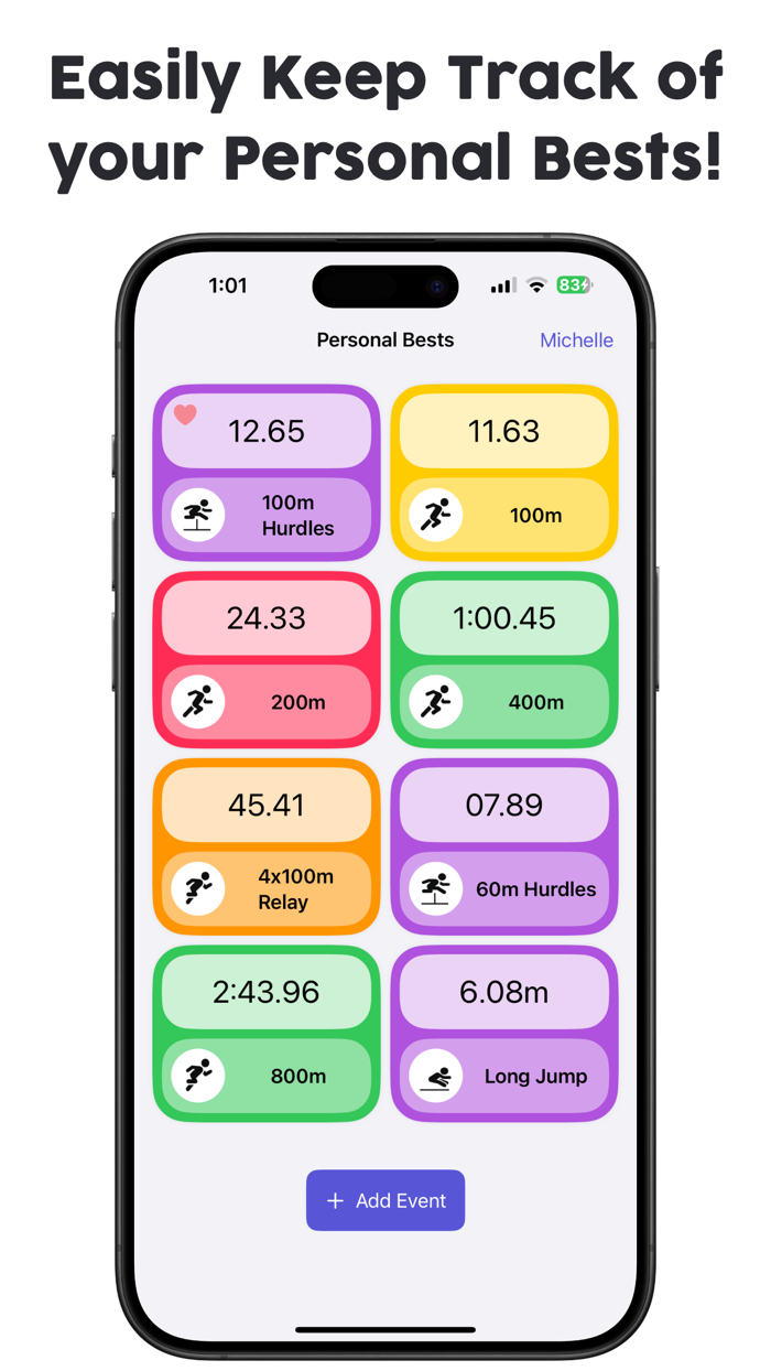 Track and Field Personal Best