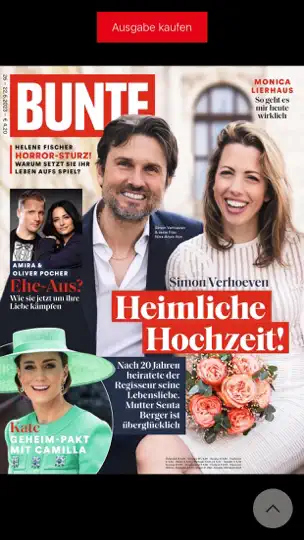 Screenshot von BUNTE Magazin auf dem iPhone 2